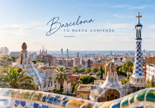 Vista ilustrativa de Barcelona